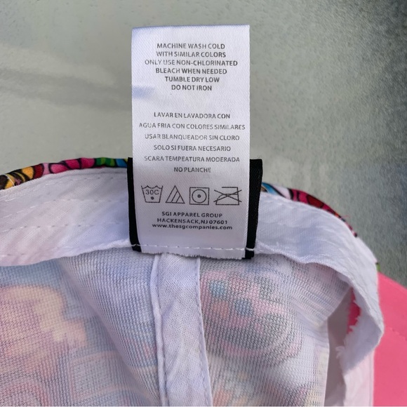 Harley-Davidson Girl’s Pink Glitter Sugar Skull and Butterflies Hat ~ 4-14 - Picture 9 of 9